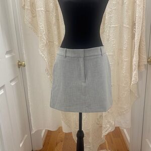 Classic Gray Madison d’ Amelie Paris Women's Skirt NWT